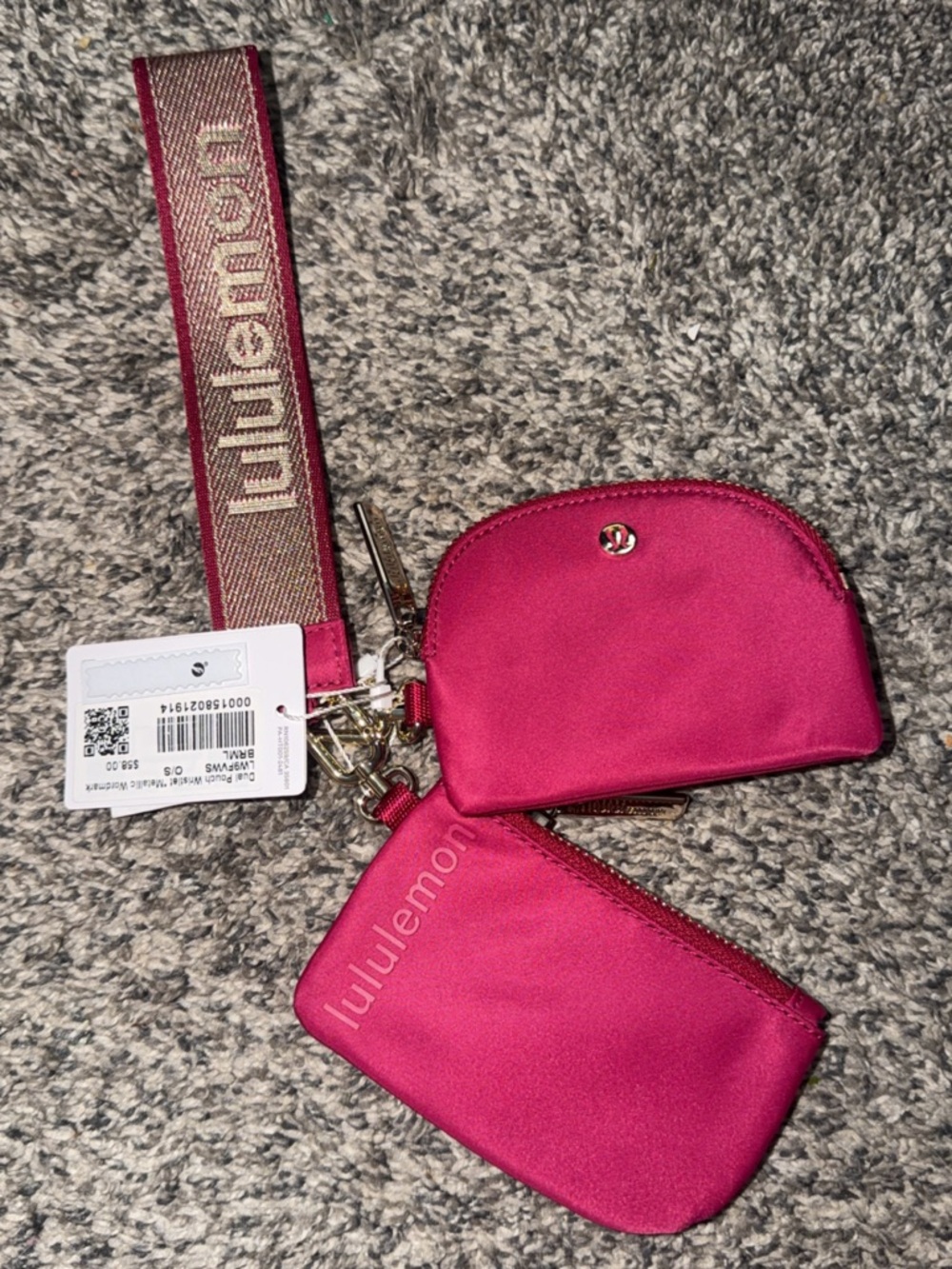 Lululemon Berry Rumble Dual Pouch